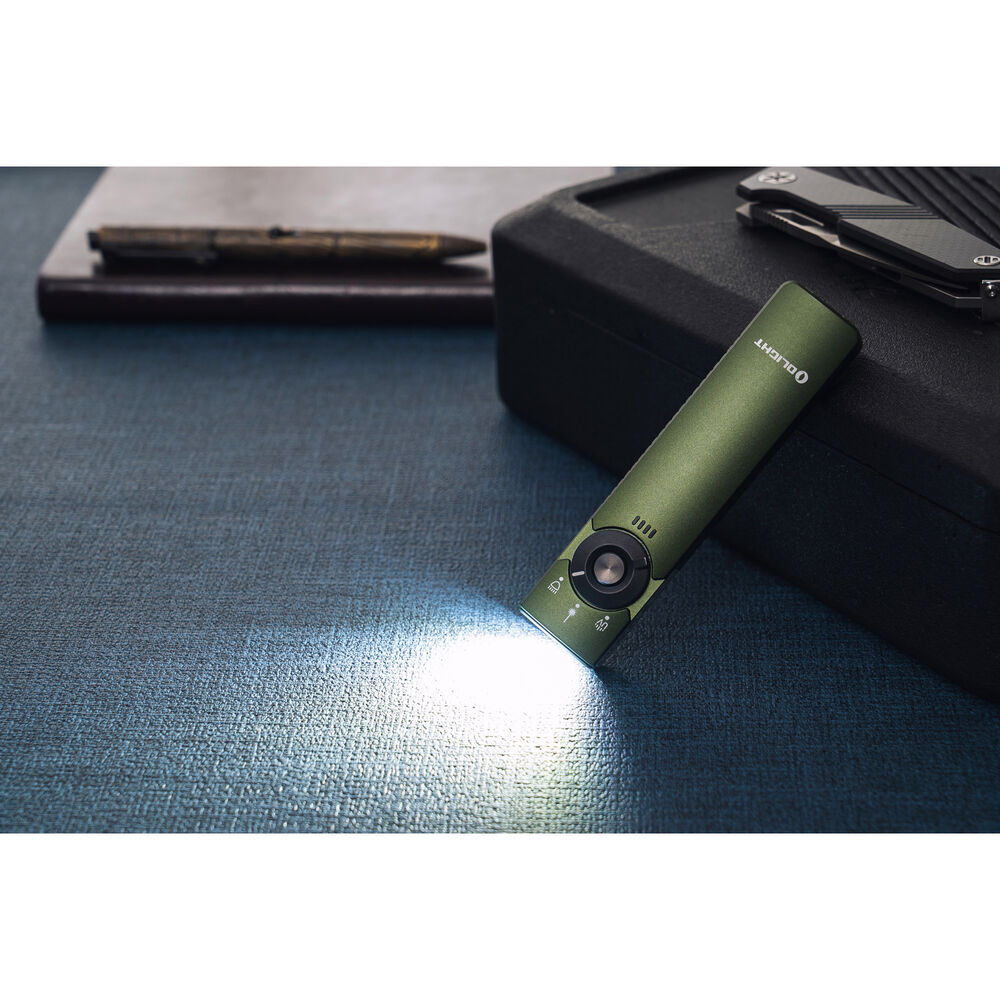 Arkfeld Pro Flat EDC Flashlight with LED Light, UV and Laser