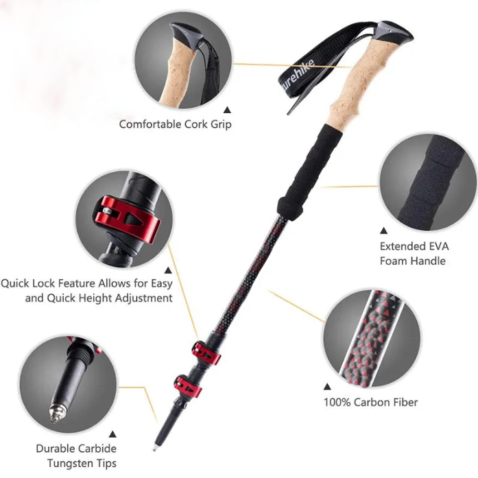 UltraLite Carbon Fiber Trek Poles